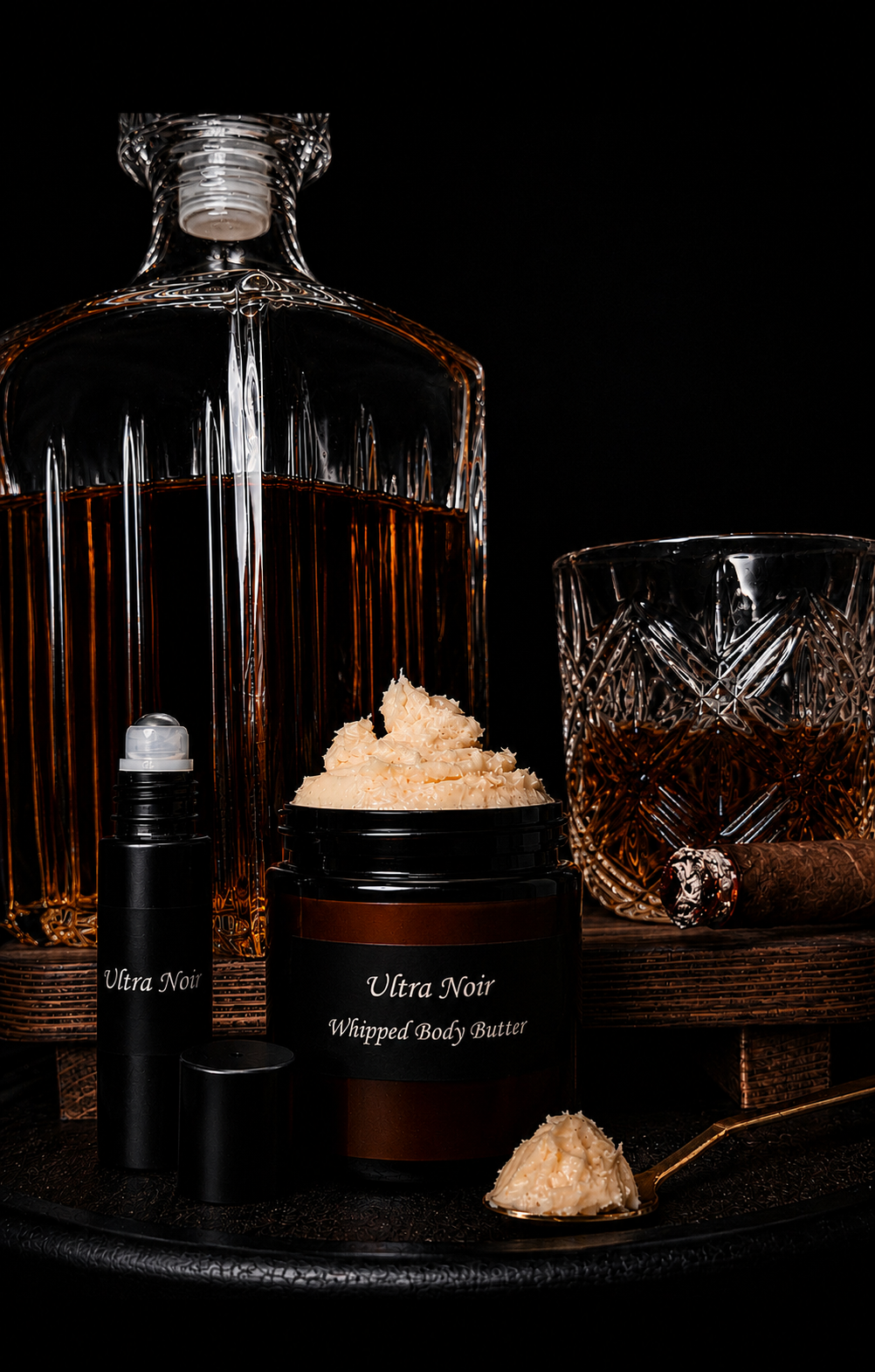 Ultra Noir | Creamy Body Butter & Fragrance Oil Set – 4 oz + 10 mL