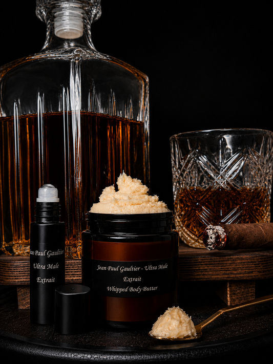 His Body Khemistry Combo Set Inspired by Jean Paul Gaultier-Ultra Male Creamy Body Butter & Jean Paul Gaultier-Ultra Male Fragrance Oil