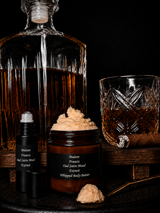 His Body Khemistry Combo Set Inspired by Maison Francis-Oud Satin Mood Creamy Body Butter & Maison Francis-Oud Satin Mood Fragrance Oil